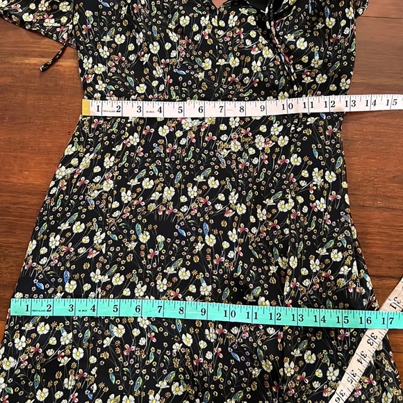French Connection Hallie Crinkle Floral Print Maxi Dress - Picture 11 of 16